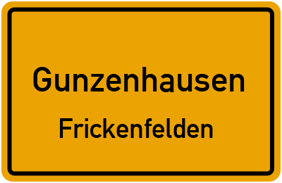 Straßenverzeichnis Gunzenhausen Frickenfelden
