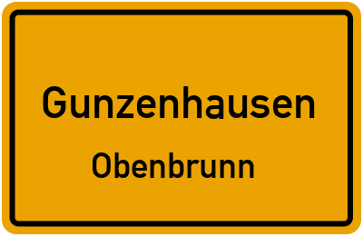 Straßenverzeichnis Gunzenhausen Obenbrunn
