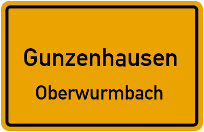Straßenverzeichnis Gunzenhausen Oberwurmbach