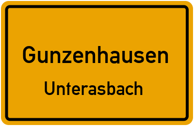 Straßenverzeichnis Gunzenhausen Unterasbach