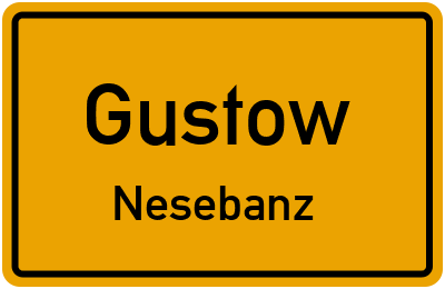 Straßenverzeichnis Gustow Nesebanz