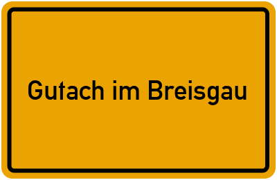 Gutach im Breisgau in Baden-Württemberg