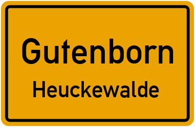 Straßenverzeichnis Gutenborn Heuckewalde