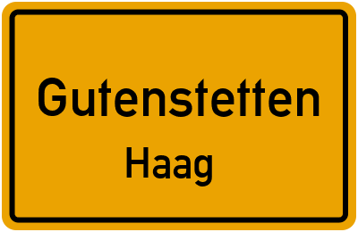 Straßenverzeichnis Gutenstetten Haag