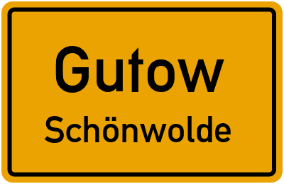 Straßenverzeichnis Gutow Schönwolde