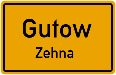 Straßenverzeichnis Gutow Zehna