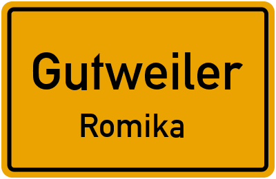 Straßenverzeichnis Gutweiler Romika