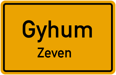 Straßenverzeichnis Gyhum Zeven