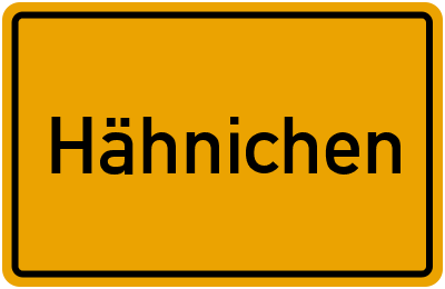 Hähnichen in Sachsen
