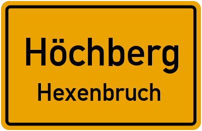 Straßenverzeichnis Höchberg Hexenbruch
