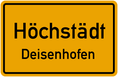 Straßenverzeichnis Höchstädt Deisenhofen