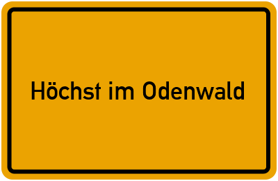 Höchst im Odenwald in Hessen