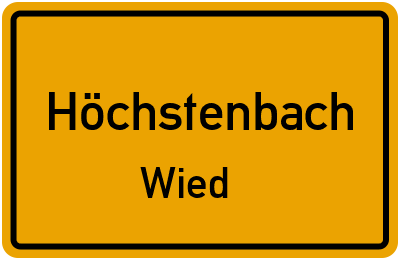 Straßenverzeichnis Höchstenbach Wied