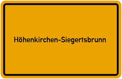 Branchenbuch Höhenkirchen-Siegertsbrunn, Bayern