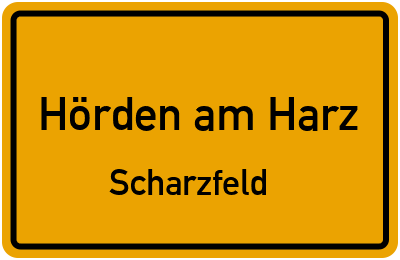 Straßenverzeichnis Hörden am Harz Scharzfeld