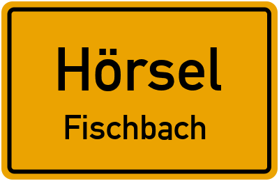 Straßenverzeichnis Hörsel Fischbach
