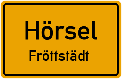 Straßenverzeichnis Hörsel Fröttstädt