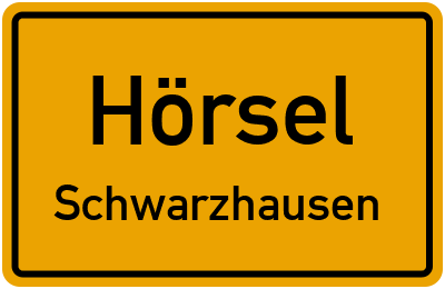 Straßenverzeichnis Hörsel Schwarzhausen