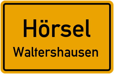 Straßenverzeichnis Hörsel Waltershausen