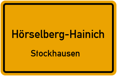 Straßenverzeichnis Hörselberg-Hainich Stockhausen