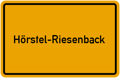 Branchenbuch Hörstel-Riesenback, Nordrhein-Westfalen