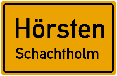 Straßenverzeichnis Hörsten Schachtholm