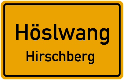 Straßenverzeichnis Höslwang Hirschberg
