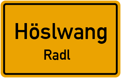 Straßenverzeichnis Höslwang Radl