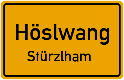 Straßenverzeichnis Höslwang Stürzlham