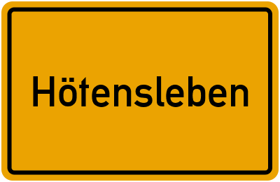 Hötensleben in Sachsen-Anhalt
