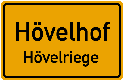 Straßenverzeichnis Hövelhof Hövelriege