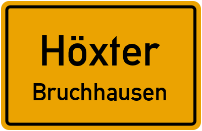 Straßenverzeichnis Höxter Bruchhausen