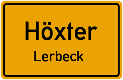 Straßenverzeichnis Höxter Lerbeck