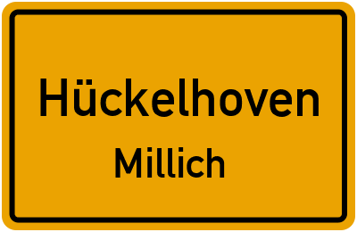 Straßenverzeichnis Hückelhoven Millich