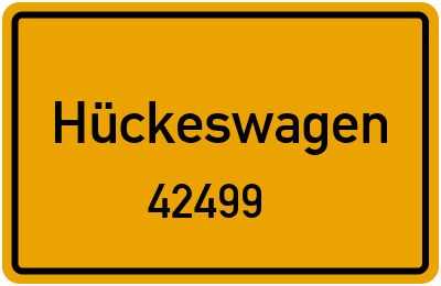 Straßenverzeichnis für 42499 Hückeswagen