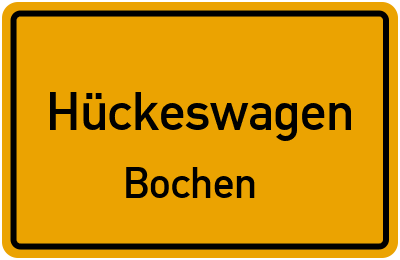 Straßenverzeichnis Hückeswagen Bochen