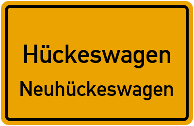 Straßenverzeichnis Hückeswagen Neuhückeswagen