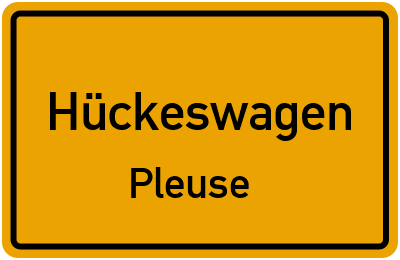 Straßenverzeichnis Hückeswagen Pleuse