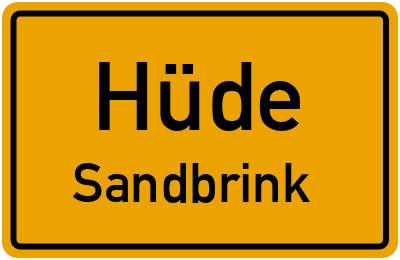 Straßenverzeichnis Hüde Sandbrink