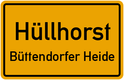 Straßenverzeichnis Hüllhorst Büttendorfer Heide
