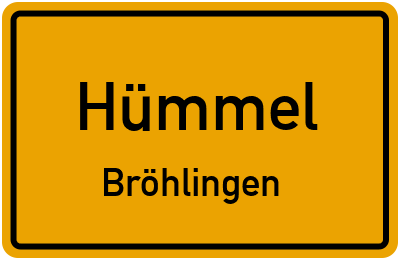Straßenverzeichnis Hümmel Bröhlingen