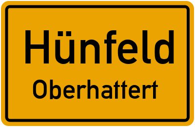 Straßenverzeichnis Hünfeld Oberhattert