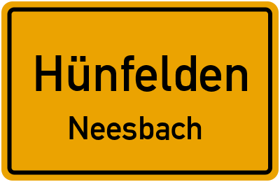 Straßenverzeichnis Hünfelden Neesbach