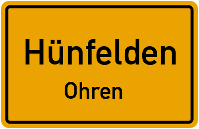 Straßenverzeichnis Hünfelden Ohren