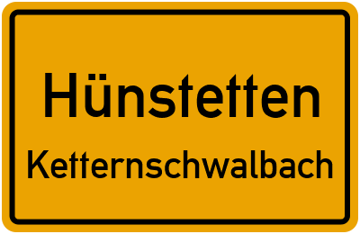 Straßenverzeichnis Hünstetten Ketternschwalbach