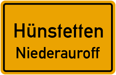 Straßenverzeichnis Hünstetten Niederauroff