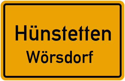 Straßenverzeichnis Hünstetten Wörsdorf