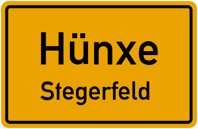 Straßenverzeichnis Hünxe Stegerfeld