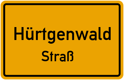 Ortsschild Hürtgenwald Straß