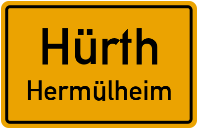 Ortsschild Hürth Hermülheim